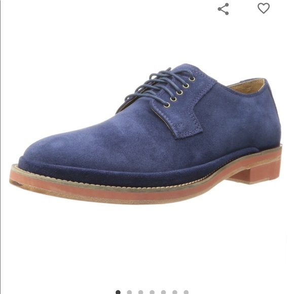 Cole Haan Other - Cole Haan Blue Suede Carter Oxford